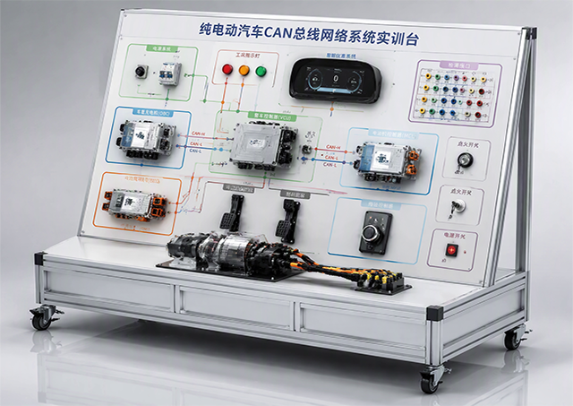 纯电动汽车CAN总线网络系统实训台